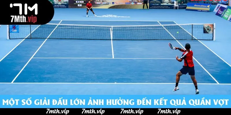 Một số giải đấu lớn ảnh hưởng đến kết quả quần vợt Một số giải đấu lớn ảnh hưởng đến kết quả quần vợt