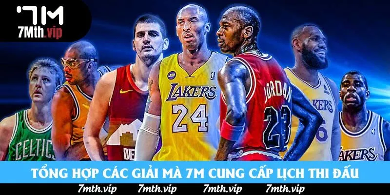 Tổng hợp các giải mà 7M cung cấp lịch thi đấu Tổng hợp các giải mà 7M cung cấp lịch thi đấu