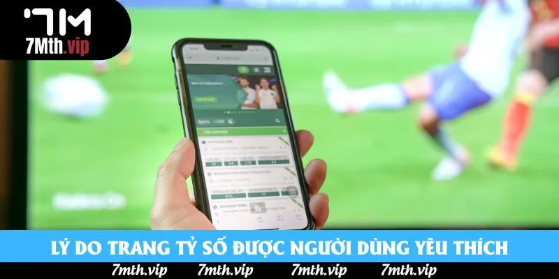 Lý do trang tỷ số được người dùng yêu thích Lý do trang tỷ số được người dùng yêu thích